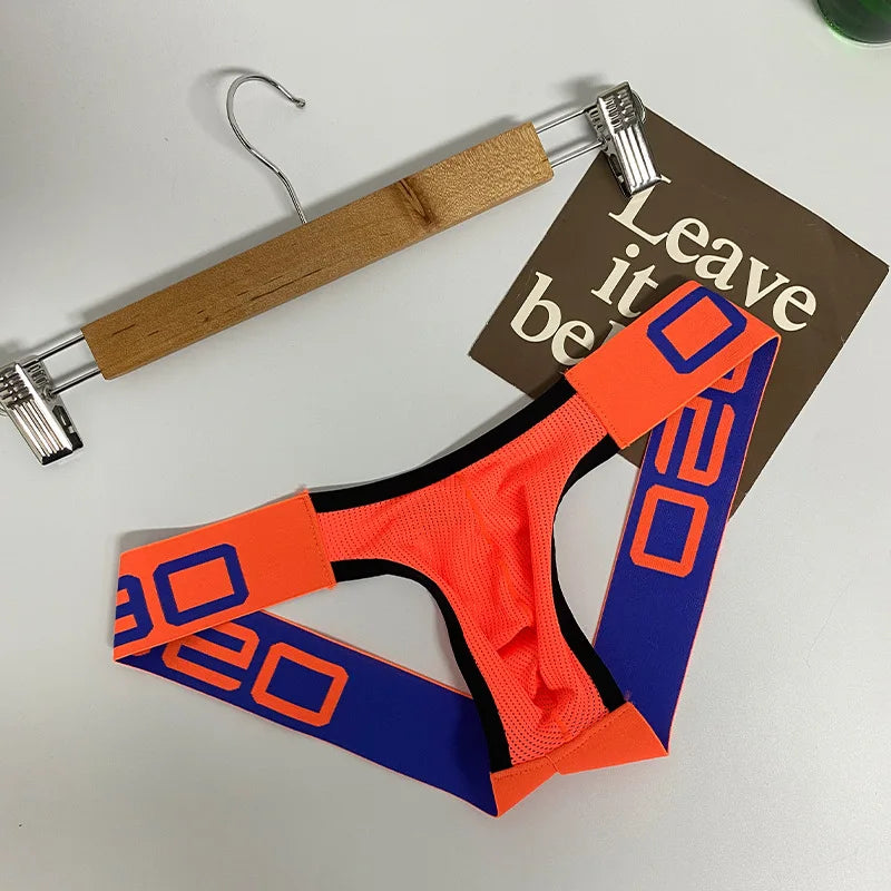 galleryman.com - Men's Sexy Jockstraps Sport Breathable Underwear Orange