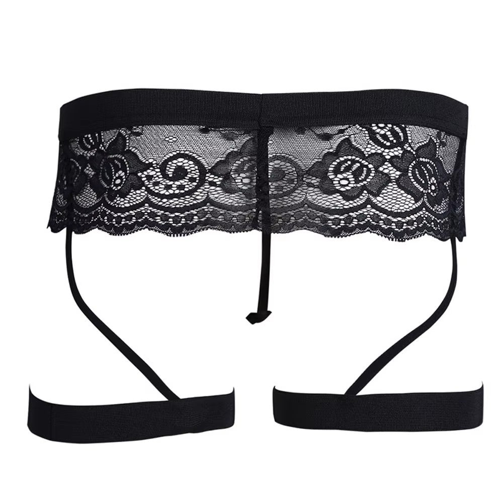 Men's Fashion Lingerie Underwear in Black by Gallery Man