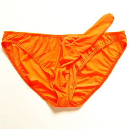 Herren Eis Seide Transparent Elefantenrüssel Slip Unterwäsche