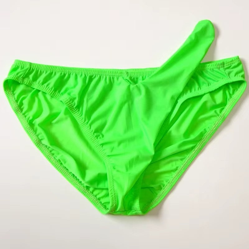 Herren Eis Seide Transparent Elefantenrüssel Slip Unterwäsche