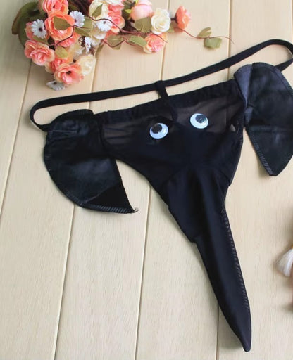 Men's Sexy Elephant Nose Bulge Pouch Elastic Underwear