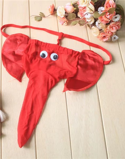 Men's Sexy Elephant Nose Bulge Pouch Elastic Underwear