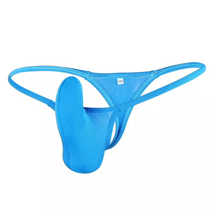 galleryman.com - Men Sexy Elephant Nose Thong Pouch Underwear Blue