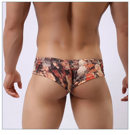 Men's Lovely Printed Briefs Underwear