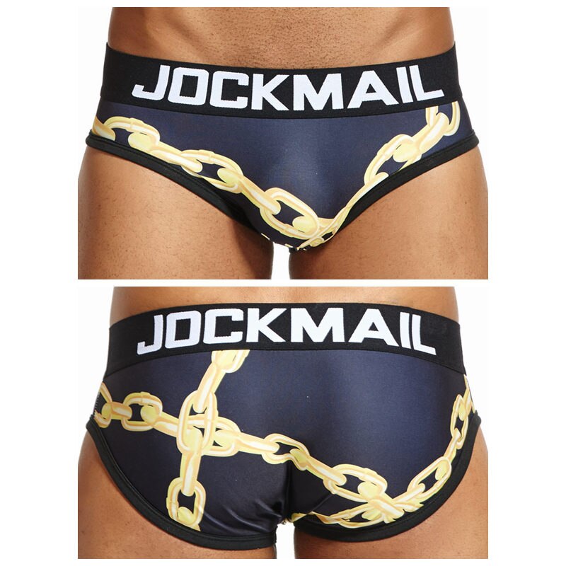 Men Printed Briefs Underwear