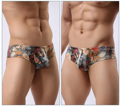 Men's Lovely Printed Briefs Underwear