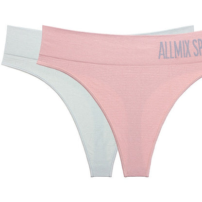 2 pcs Male Tight Thong Briefs Panties Seamless Underwear