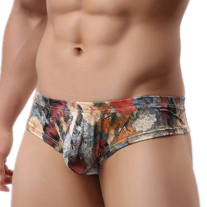 Men's Lovely Printed Briefs Underwear