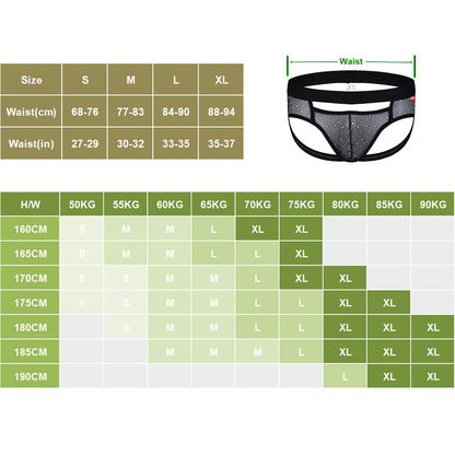 Sexy Men's Jockstrap Briefs Underwear