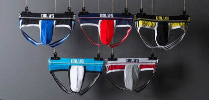 Men's Sporty Jockstraps Sexy Cotton Underwear