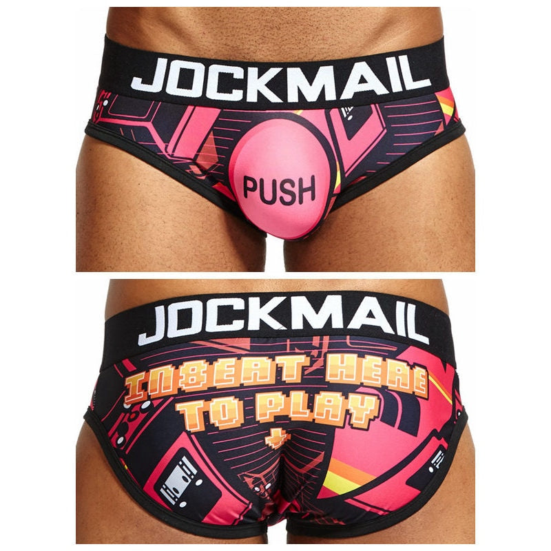 Men Printed Briefs Underwear