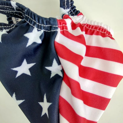 Men's Stars and Stripes US Thong Underwear