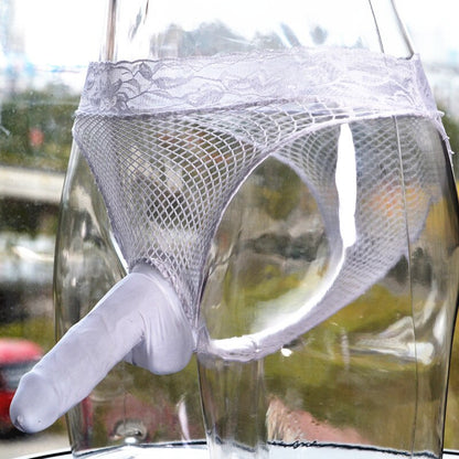 galleryman.com - Men Elephant Nose Briefs Lingerie White