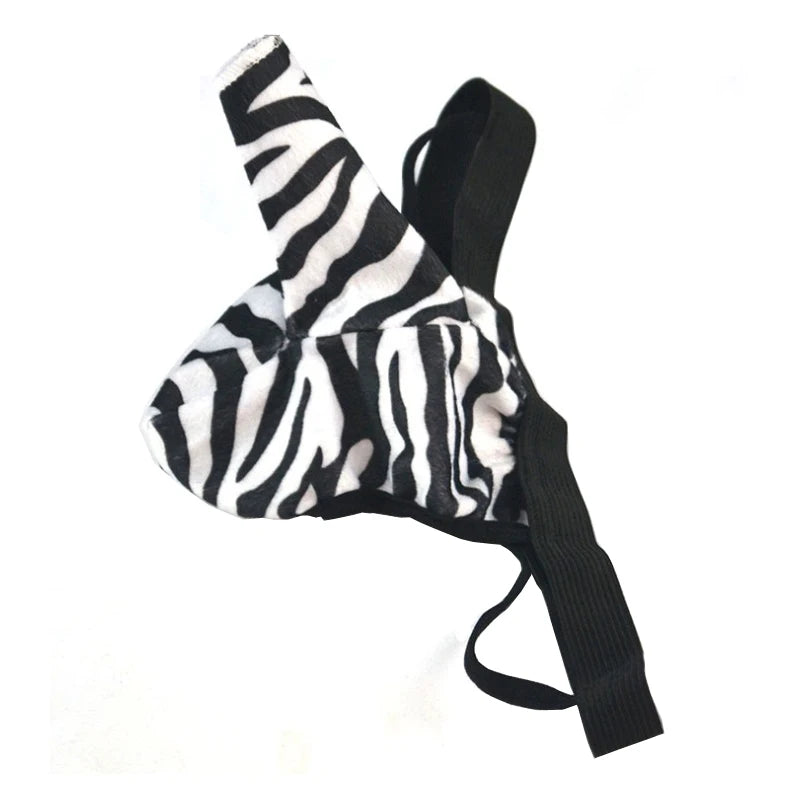 Men Jockstrap Elephant Open Nose Zebra & Leopard Underwear