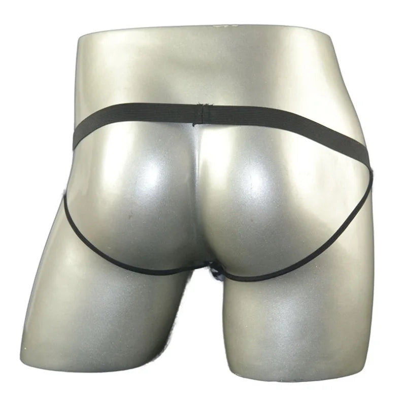 Men Jockstrap Elephant Open Nose Zebra & Leopard Underwear