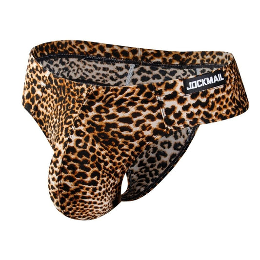 Sexy Men's Leopard Slip Bikini & Briefs Underwear