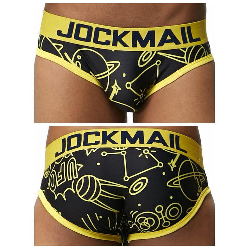 Men Printed Briefs Underwear