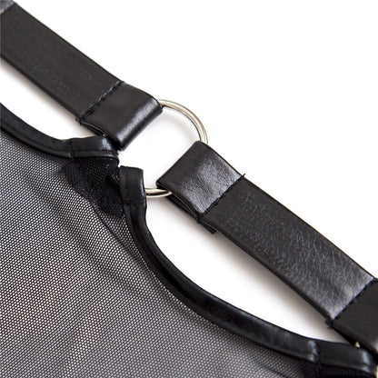 Male Sexy Leather G-Strings Mesh Fetish Underwear