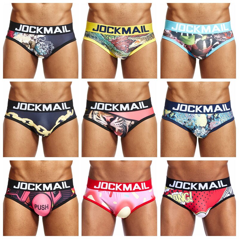 Men Printed Briefs Underwear