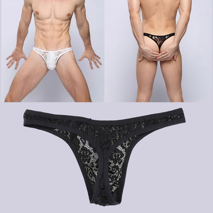 Sexy Men's Lace Thong Underwear