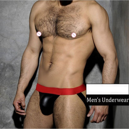 Men's Colored Belt Jockstrap Underwear