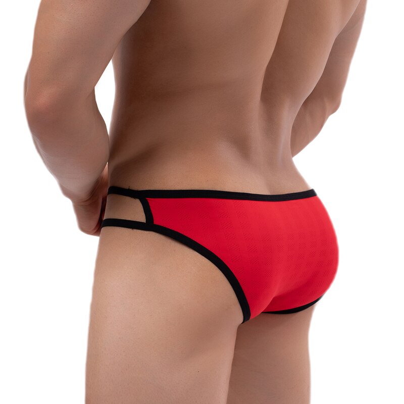 Men Sexy Mesh Breathable Briefs Underwear