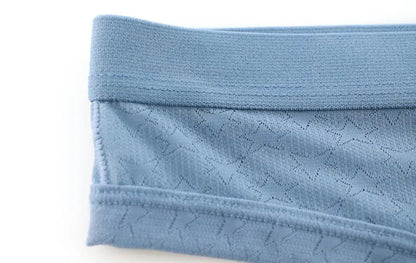 galleryman.com - Men Thongs Elephant Nose Transparent Underwear Light Blue