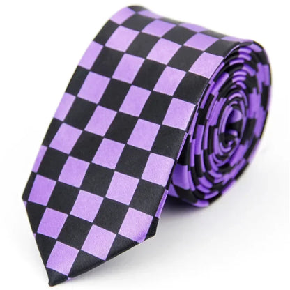 Fashion Ties Narrow Skinny Neckties Unisex