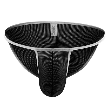 Men’s Low Rise Mesh Thong Briefs Underwear