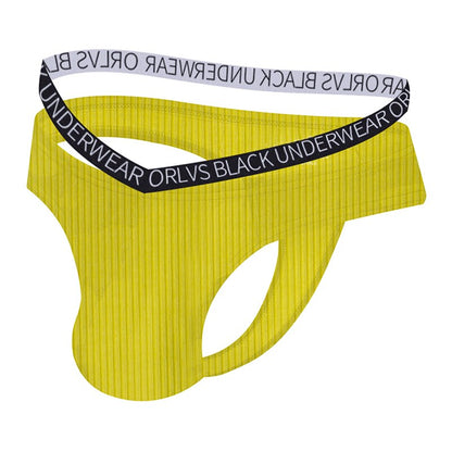 galleryman.com - Sexy Men Bikini Thong Underwear Yellow
