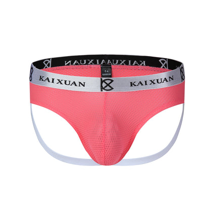Sexy Mesh Thong Jockstrap Underwear for Men