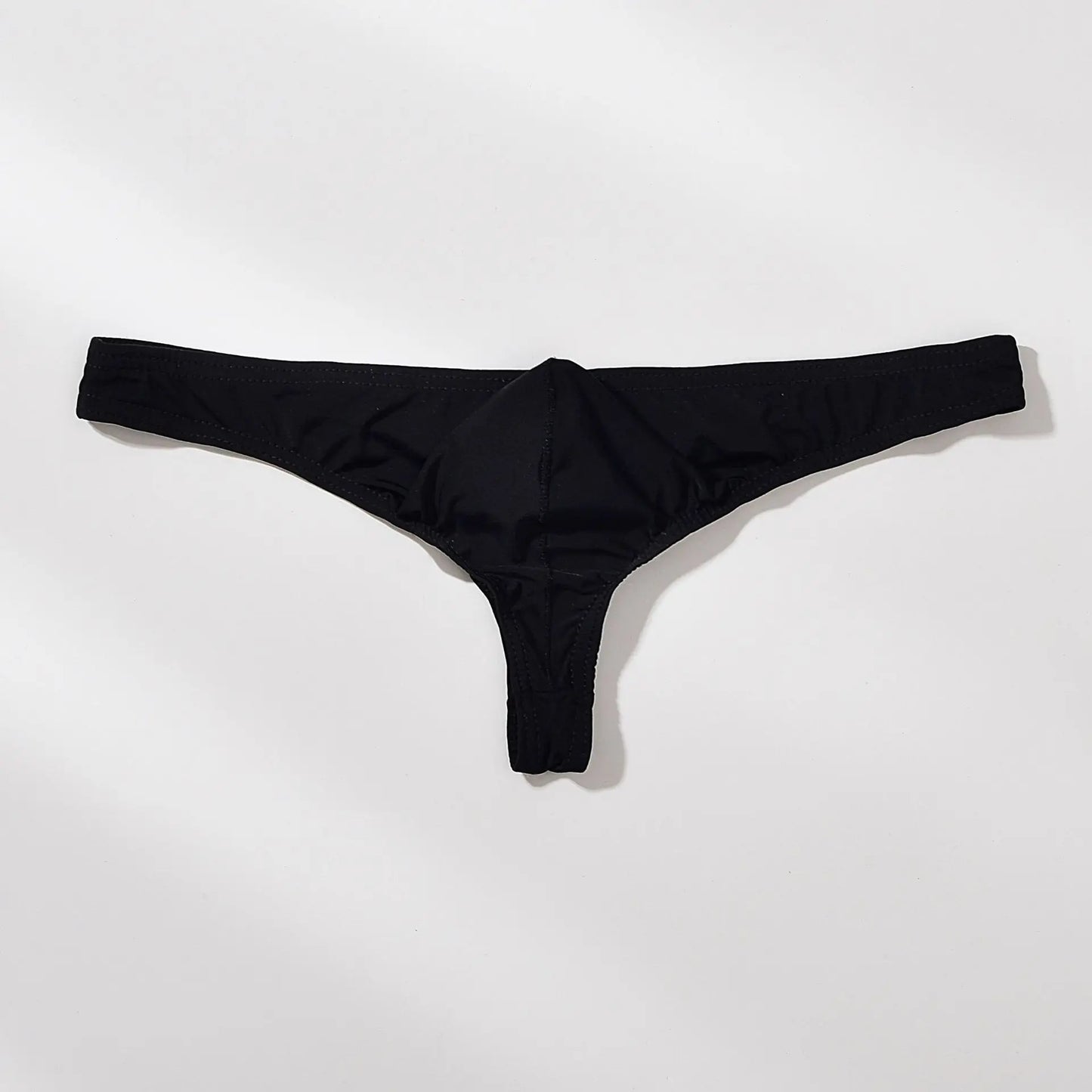 Men’s High Quality Ice Silk Thongs Underwear with U Convex Pouch