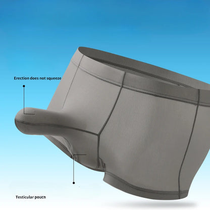 Men Elephant Nose Ultra Thin Boxer Briefs Underwear