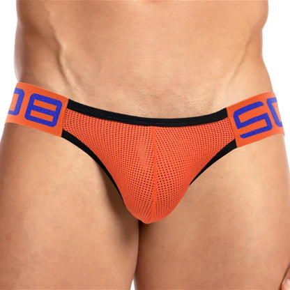 galleryman.com - Men's Sexy Jockstraps Sport Breathable Underwear Orange