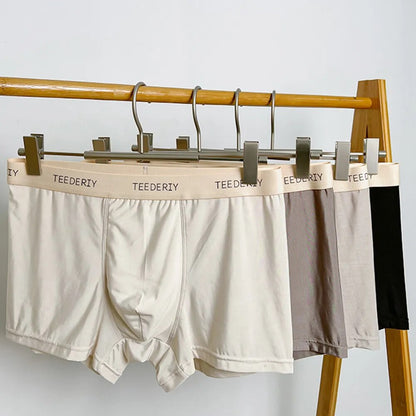 Men Ice Silk Quality Boxer Briefs Underwear