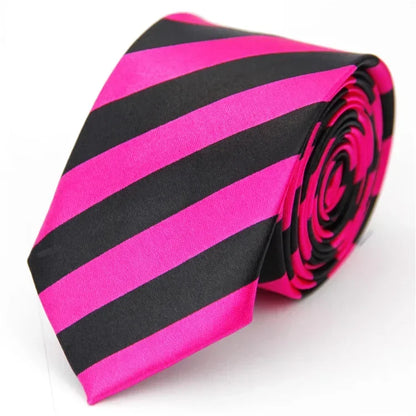Fashion Ties Narrow Skinny Neckties Unisex