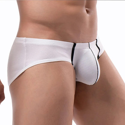 Men Mesh Briefs U Convex Pouch Design Underwear
