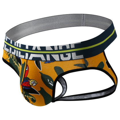 Men Sexy Jockstraps Printed Underwear