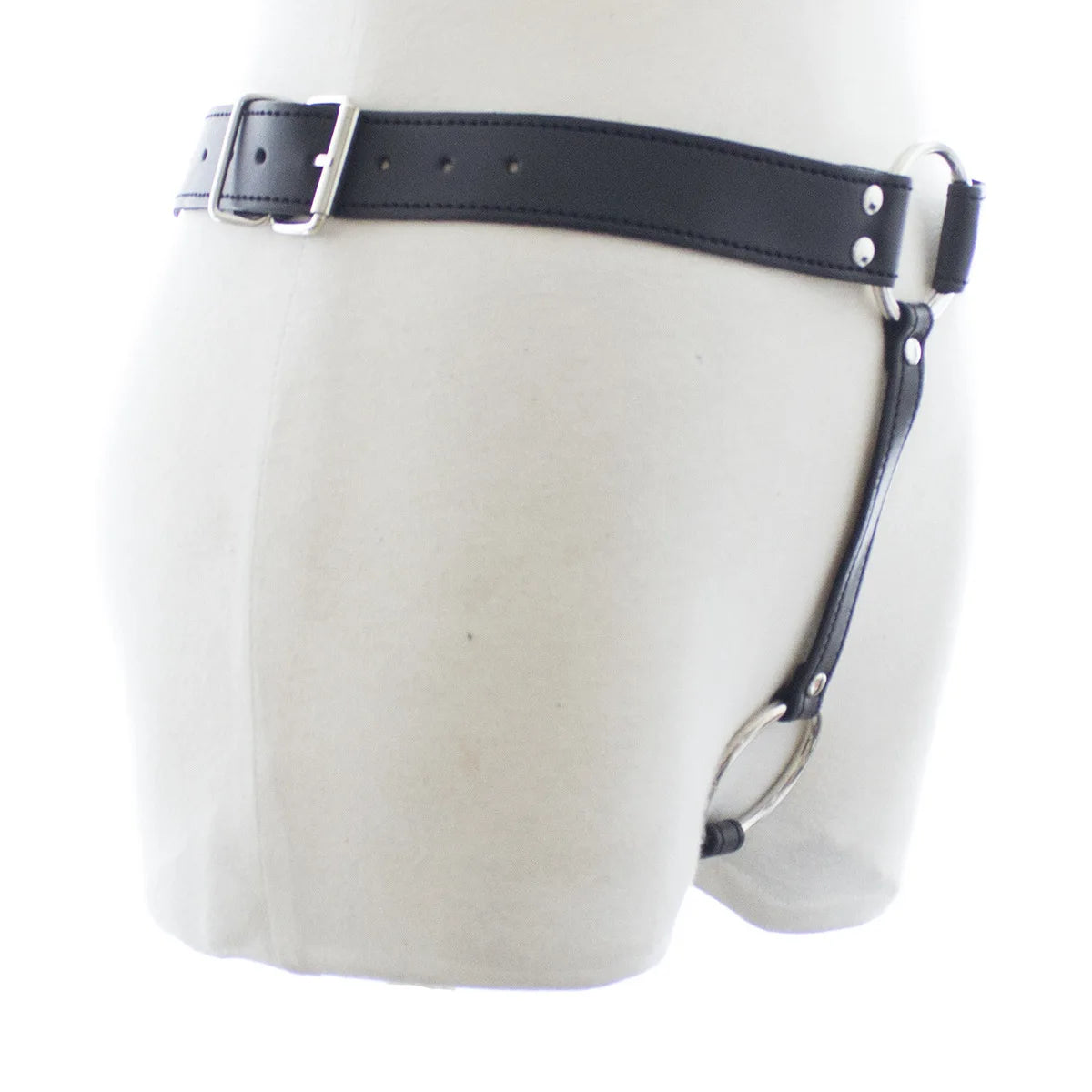 Fetish Leather Bondage Strap Harness Belt for Men