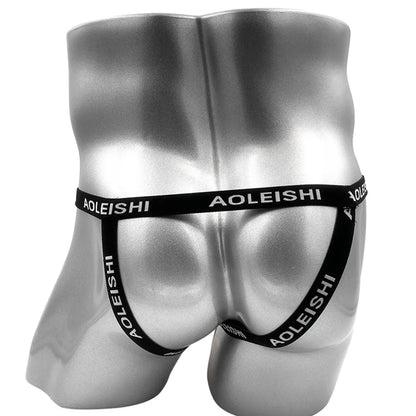 Jockstrap Underwear with Open U Convex Pouch Bulge for Men