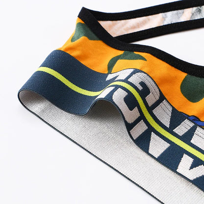 Men Sexy Jockstraps Printed Underwear