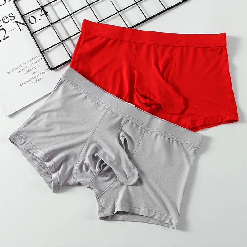 Men Elephant Nose Boxer Briefs Underwear