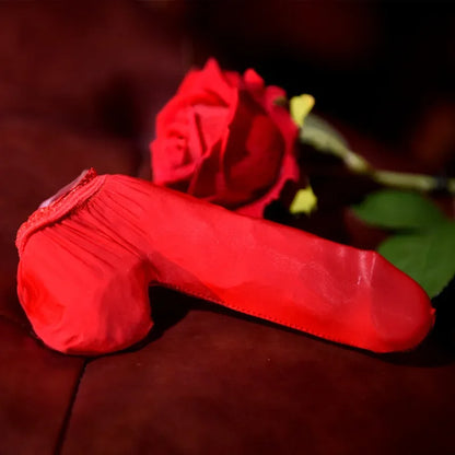 Cover Male Member Sheath Smooth Silk 4 Pieces Random Colors