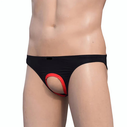 galleryman.com - Men Hollow Bulge Panties Briefs Underwear Black