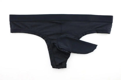 galleryman.com - Men Thongs Elephant Nose Transparent Underwear Black
