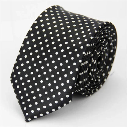 Fashion Ties Narrow Skinny Neckties Unisex