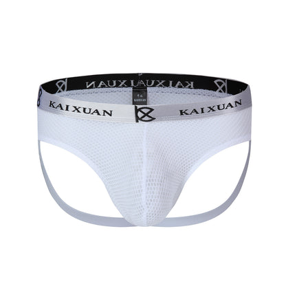 Sexy Mesh Thong Jockstrap Underwear for Men