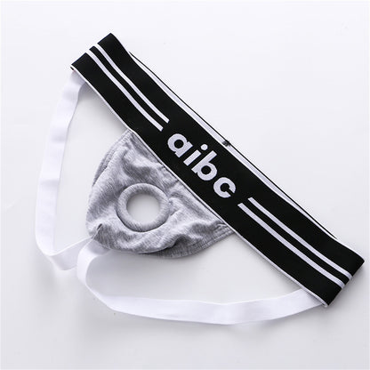 Sexy Men Jockstrap Hollow Out Underwear