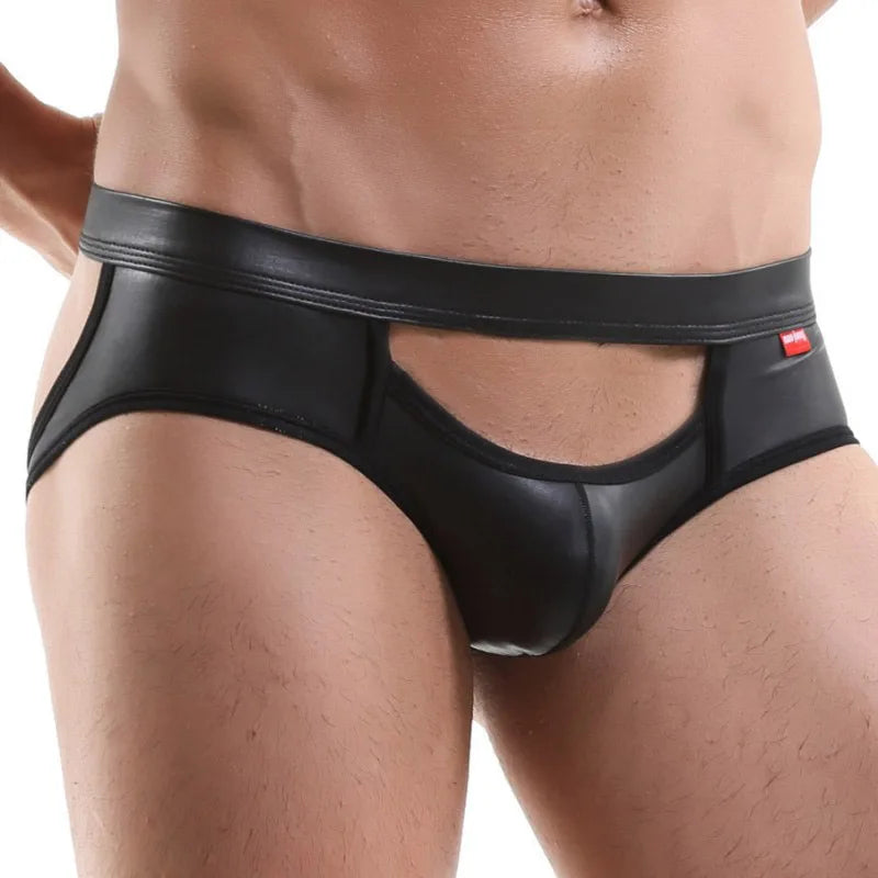 Men Modern Leather Jockstraps Underwear