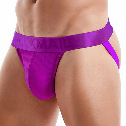 galleryman.com - Men Sexy Jockstrap Breathable & Comfortable Underwear Purple